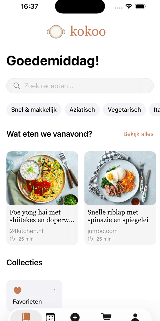 Kokoo kookboek overzicht